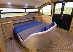 Interior image of boat